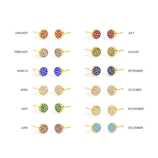 Birthstone Petite Earring