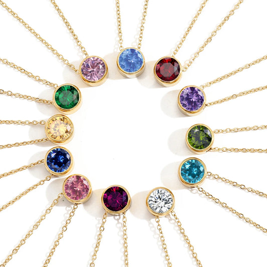 Birthstone Single Necklace